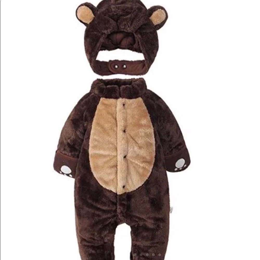 Bodysuit Coat Cover Suit Bear Warm unisex Baby